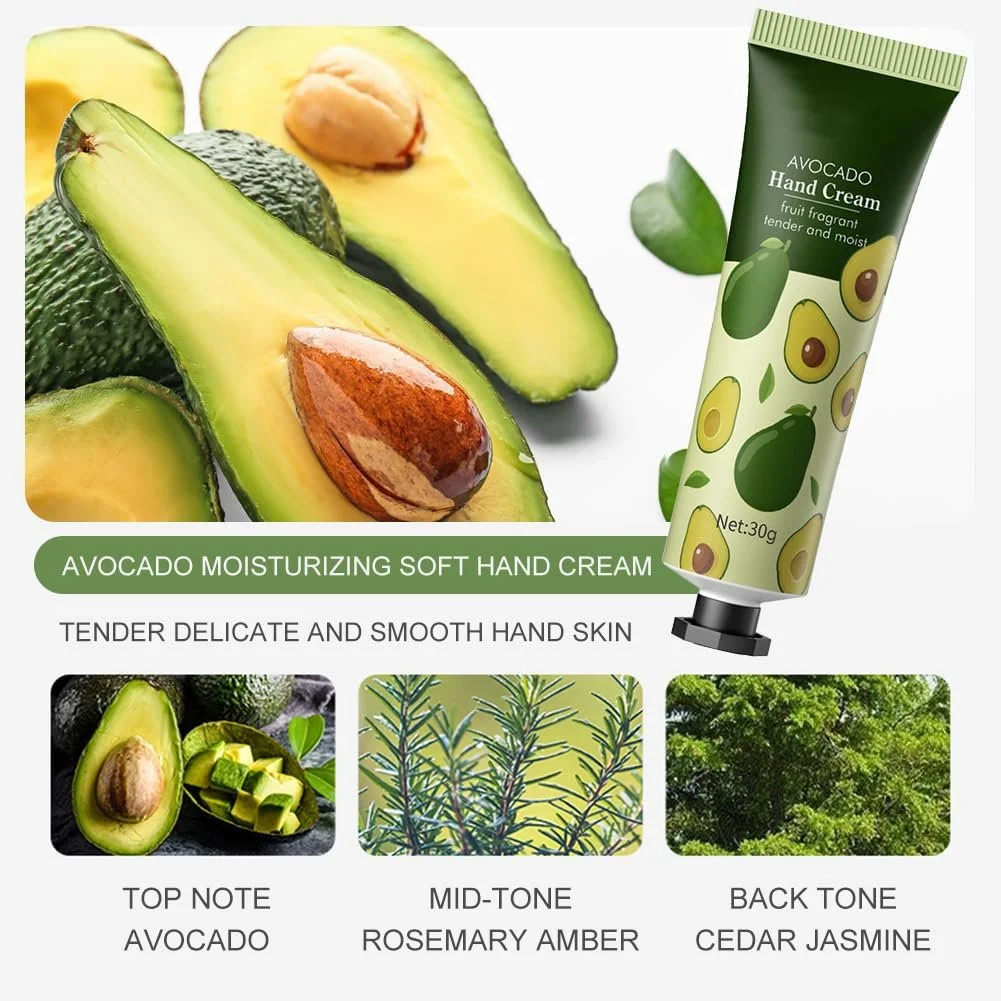 Крем для рук Avocado Зволожуючий крем для рук для грубої, потрісканої шкіри 2 шт, фото №6 Крем для рук Avocado Зволожуючий крем для рук для грубої, потрісканої шкіри 2 шт, фото №6