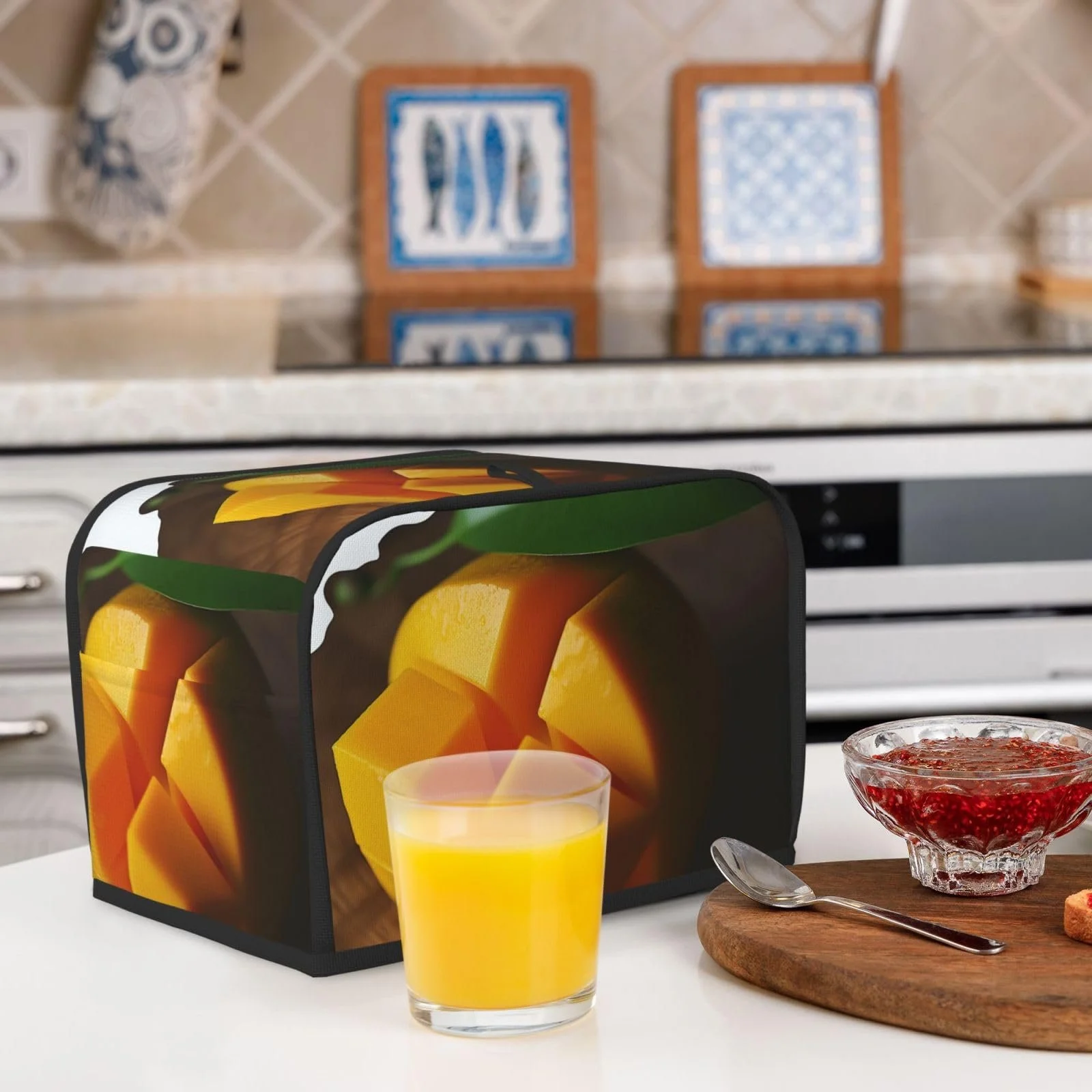 Чехол для тостера на 2 ломтика с двумя карманами Mango, фото №4 Чехол для тостера на 2 ломтика с двумя карманами Mango, фото №4