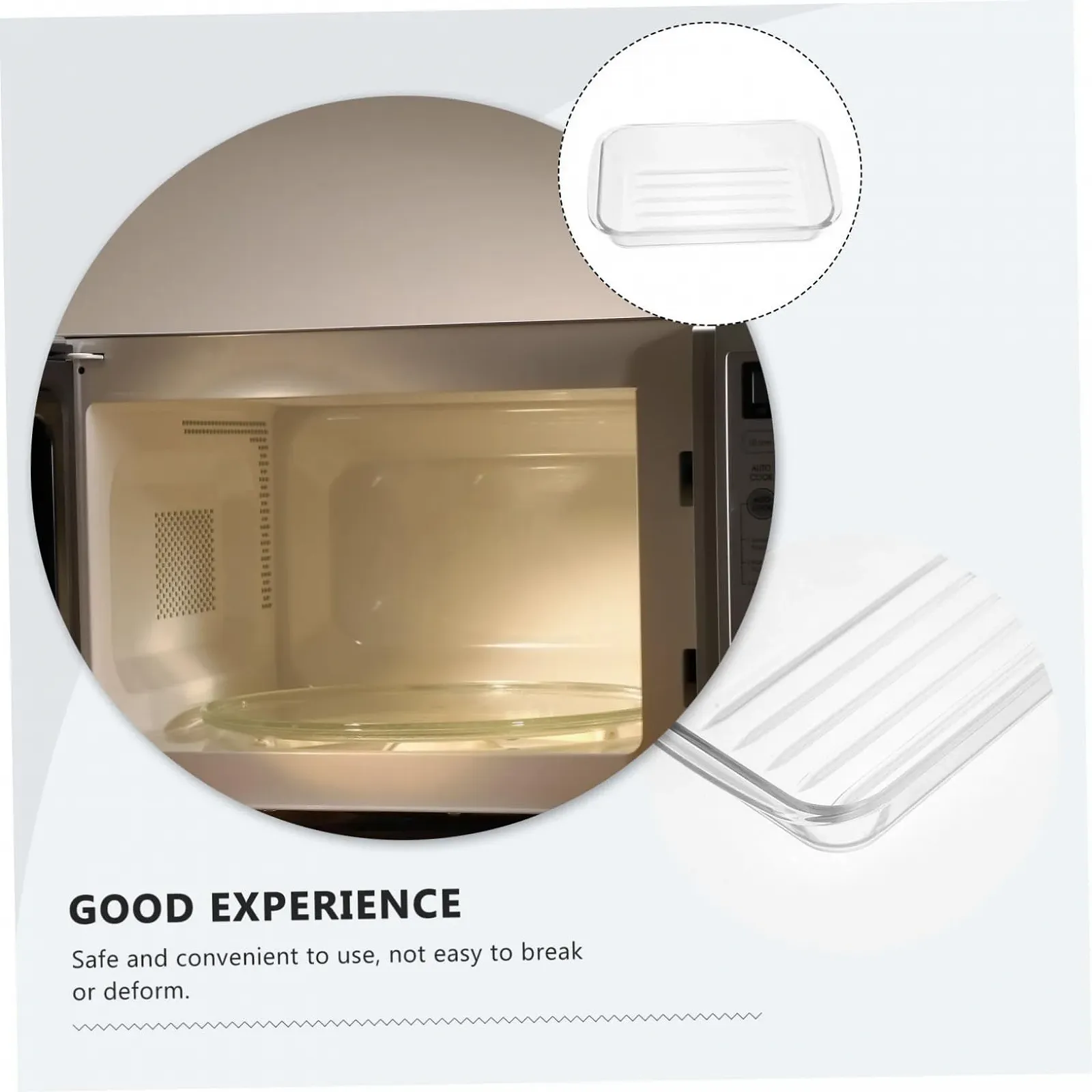 Форма для запекания Стеклянная Большая Закаленная с двойными ручками Прозрачный, фото №4 Форма для запекания Стеклянная Большая Закаленная с двойными ручками Прозрачный, фото №4