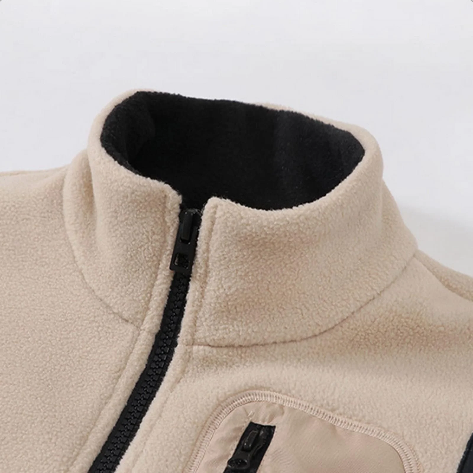 Детский флисовый жилет для мальчиков Теплый безрукавник на молнии для активного отдыха на природе Повседневный, фото №4 Детский флисовый жилет для мальчиков Теплый безрукавник на молнии для активного отдыха на природе Повседневный, фото №4