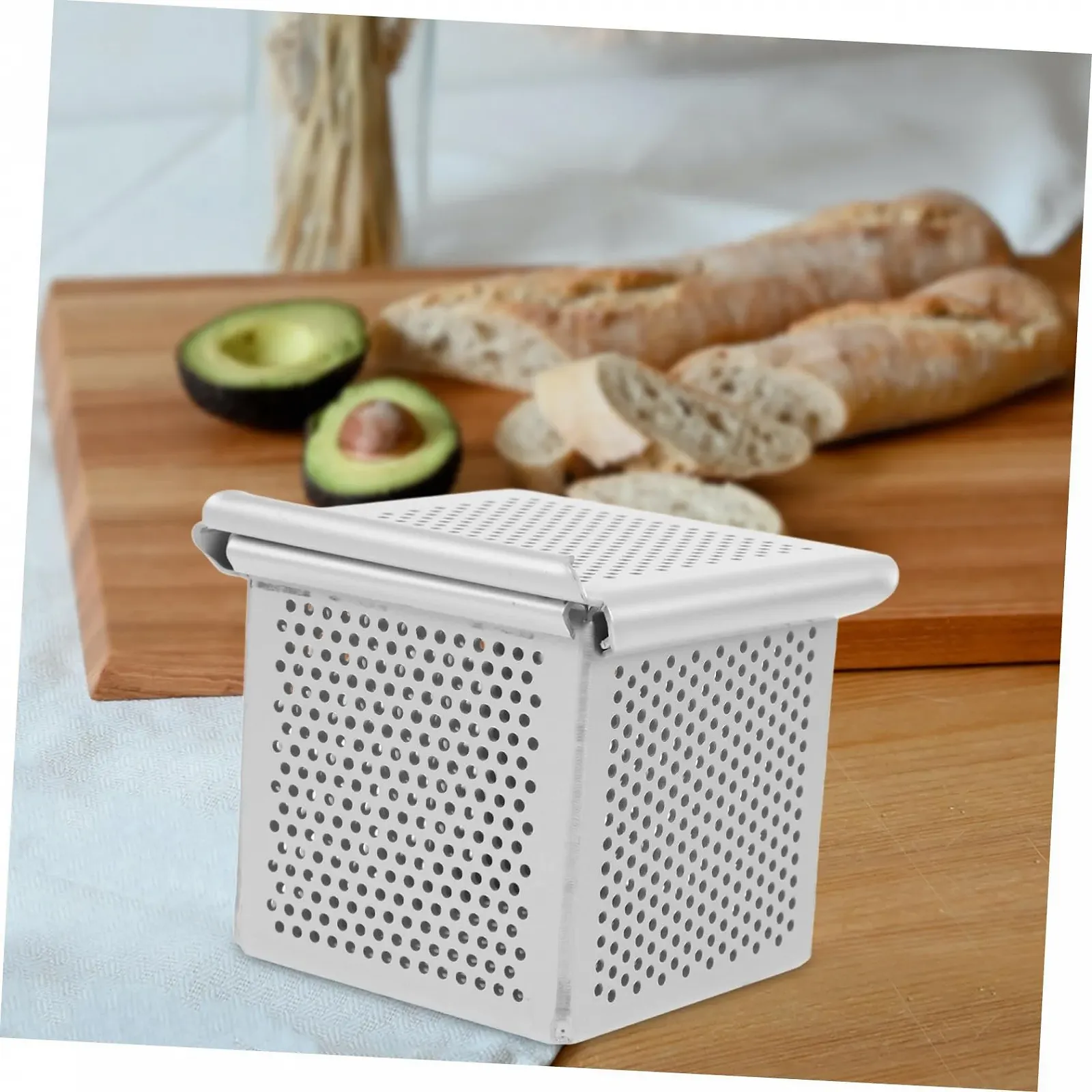 Міні-форма для випікання тостового хліба квадратна алюмінієвий сплав багаторазова з гладкими краями, фото №9 Міні-форма для випікання тостового хліба квадратна алюмінієвий сплав багаторазова з гладкими краями, фото №9