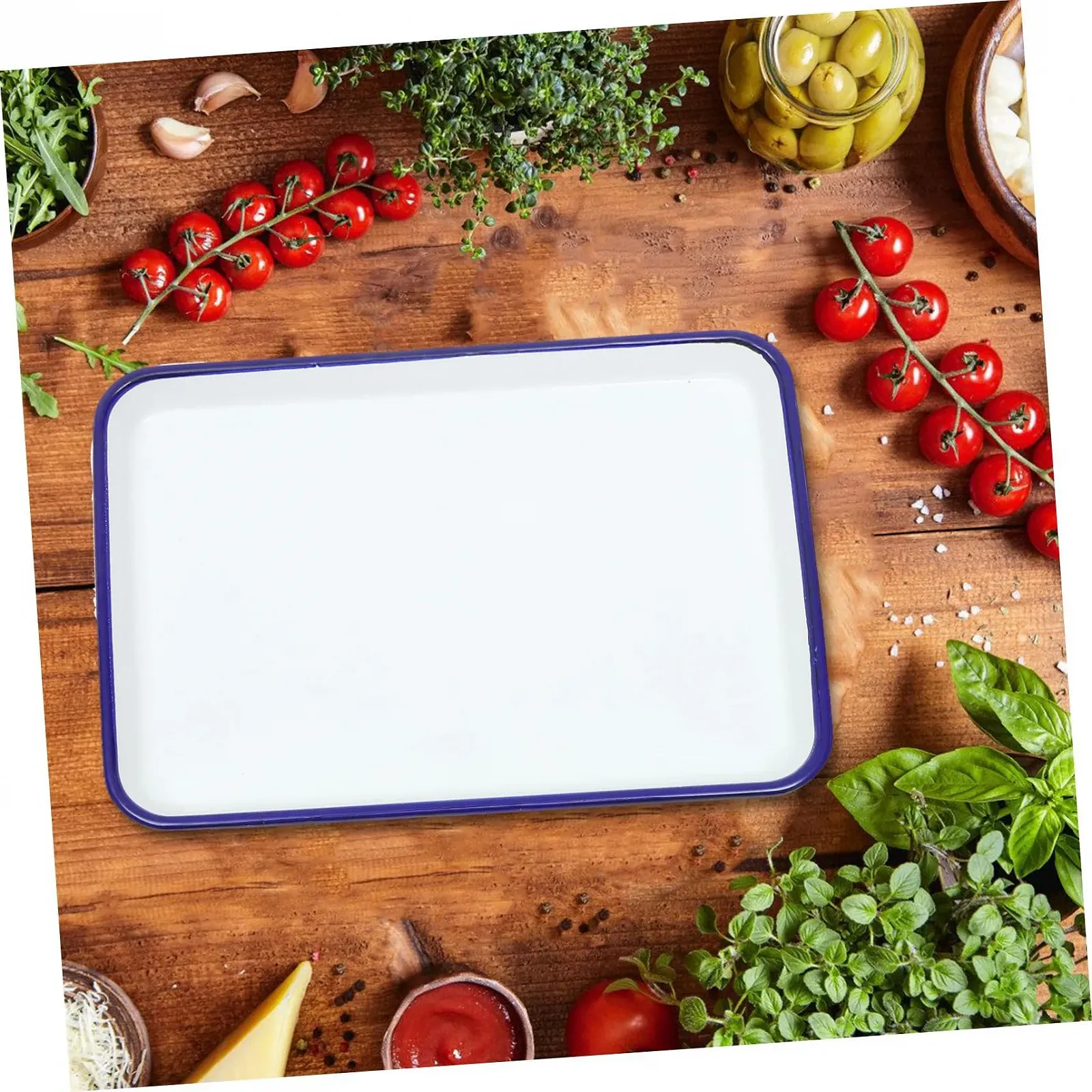 Форма для запекания INOOMP прямоугольная эмалированная износостойкая, фото №5