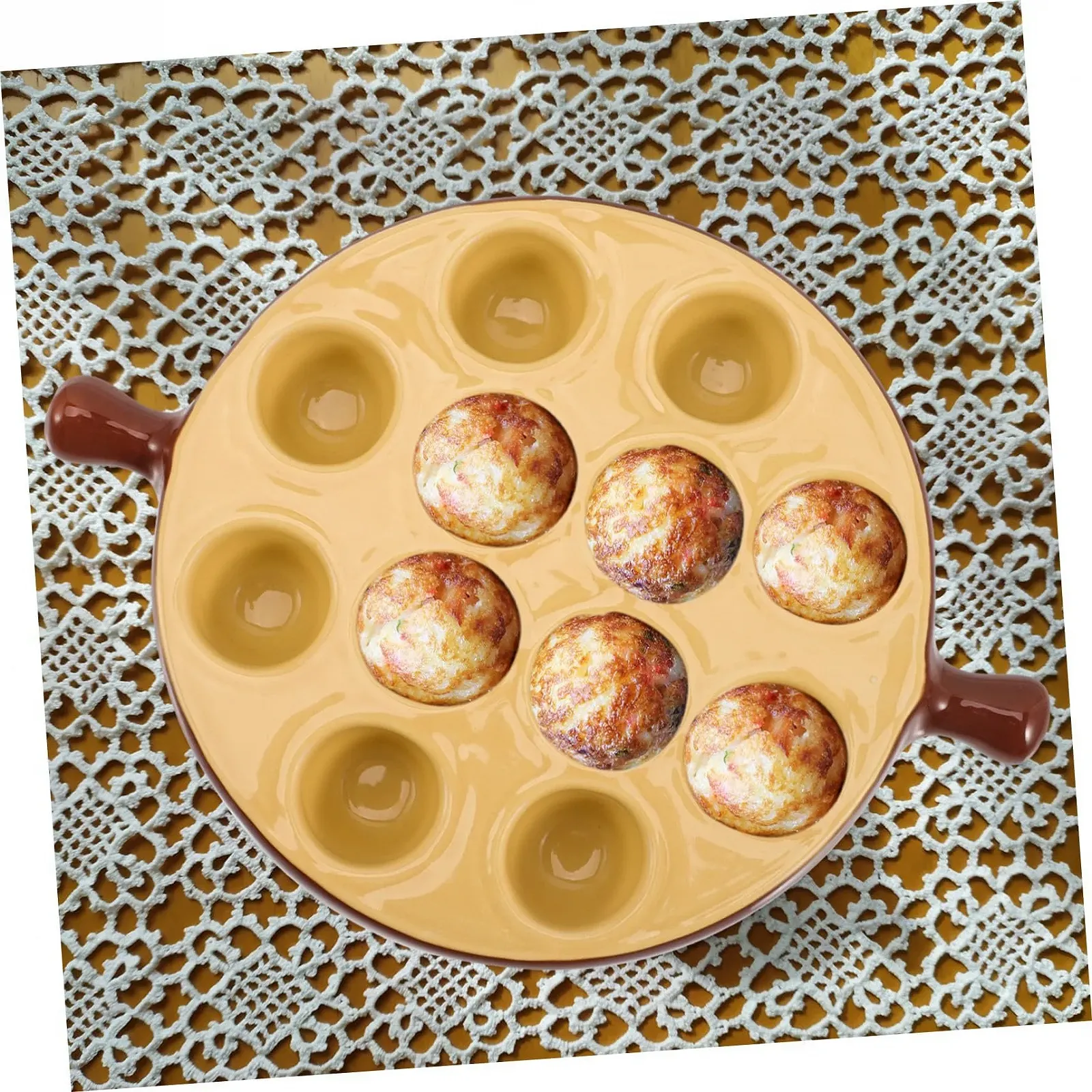 Форма для улиток TOYANDONA керамическая с отверстиями для духовки износостойкая, фото №6