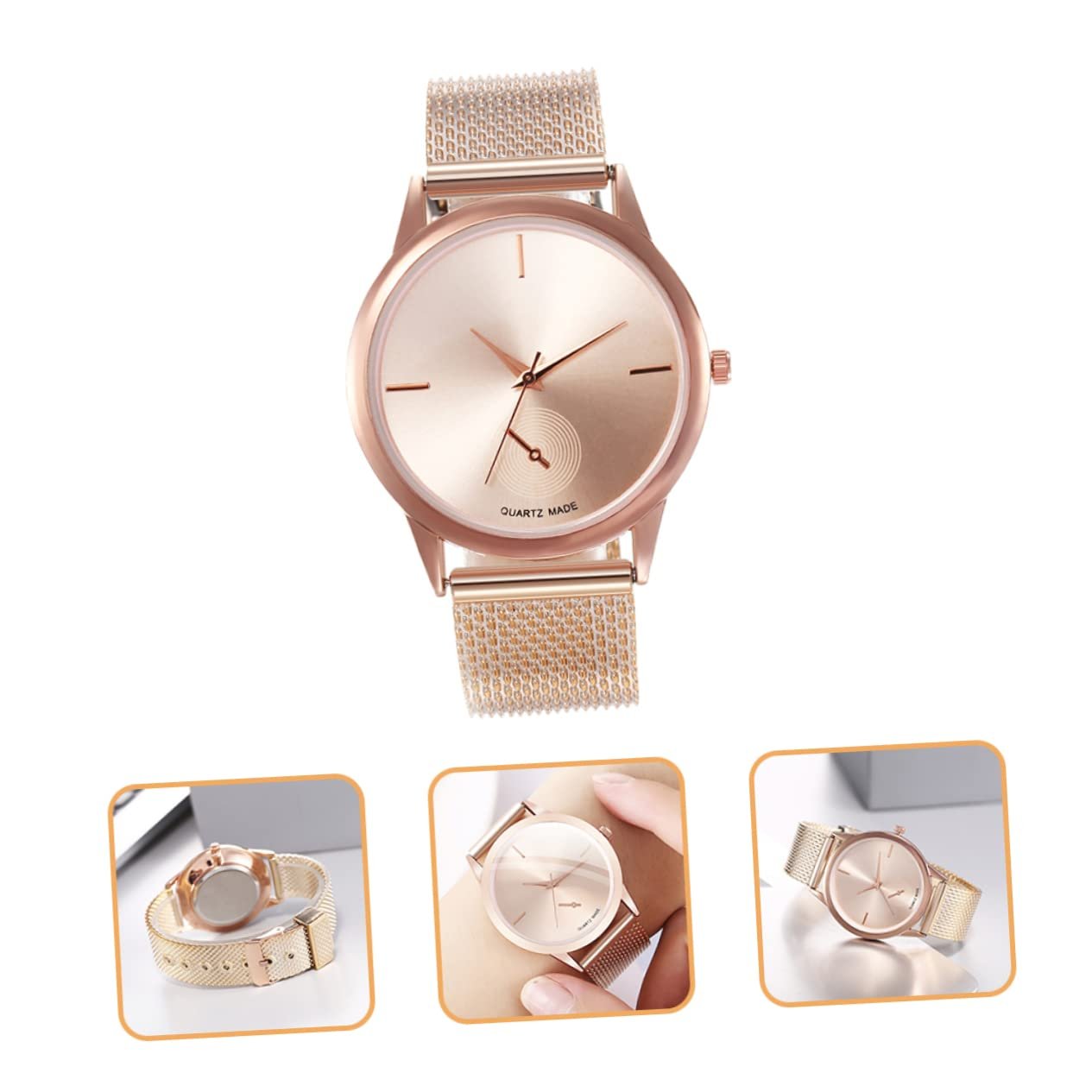 Часы женские PartyKindom Золотой, фото №8 Часы женские PartyKindom Золотой, фото №8