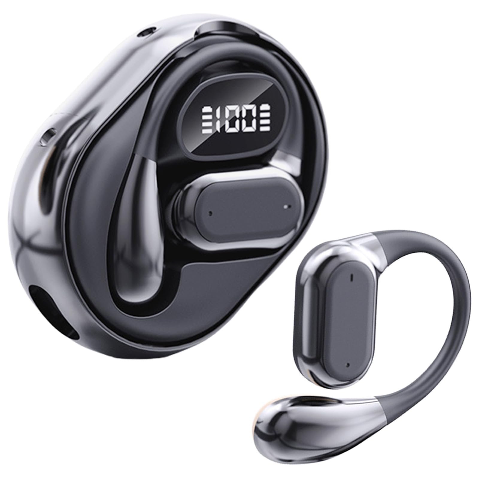 Навушники-перекладачі Bluetooth 5.4 Бездротові Ai Чорний, фото №1