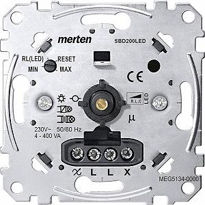 Диммер Merten MEG5134-0000 LED - Фото 1