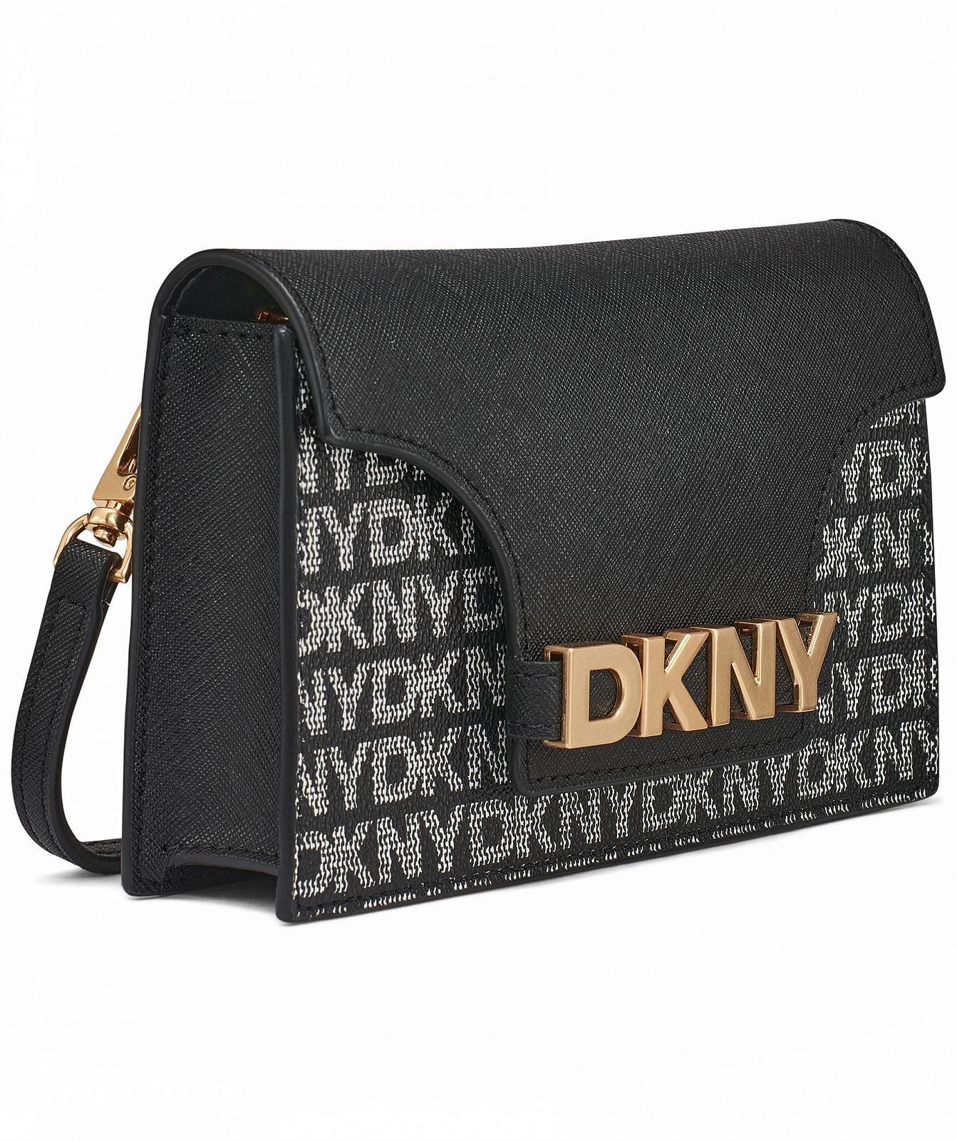 Гаманець DKNY Avril Жіночий Чорний Логотип/Чорний, One Size, Клатч, фото №7