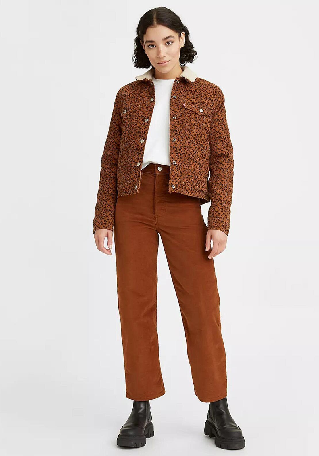 Женские джинсы Levis - Ribcage Straight Ankle Luxe Tortoise She - 24 29, фото №4