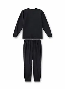 Пижама Sanetta для девочек, махровая, синяя synthetic.ua - Фото 1