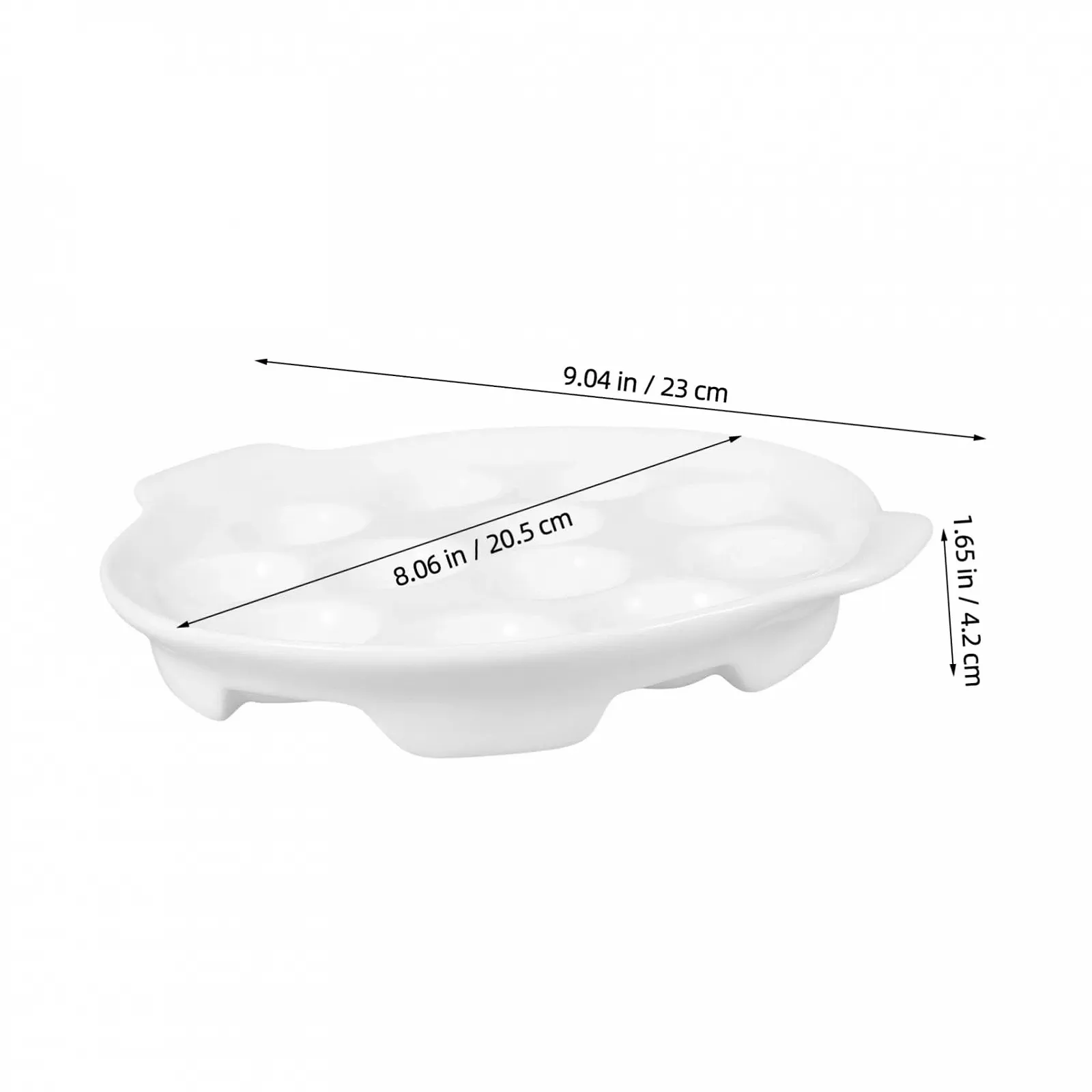 Форма для равликів Sosoport Керамічна Біла, фото №2