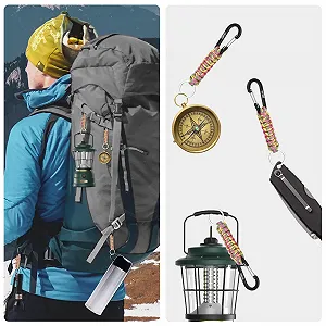 Брелок EOTW з карабіном, Mimetico Rosa Giallo synthetic.ua - Фото 1