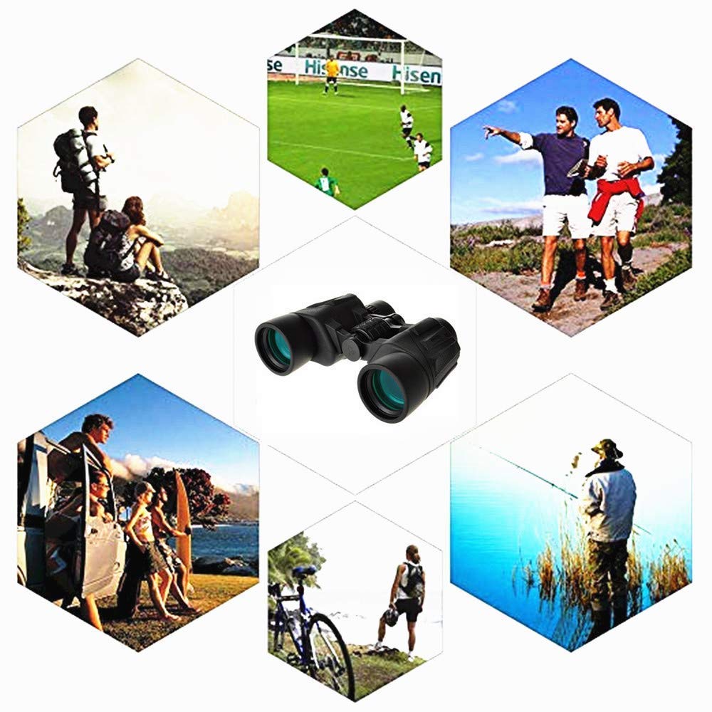 Бінокль Spacmirrors Водонепроникний Безтуманний Компактний Професійний Чорний, фото №5