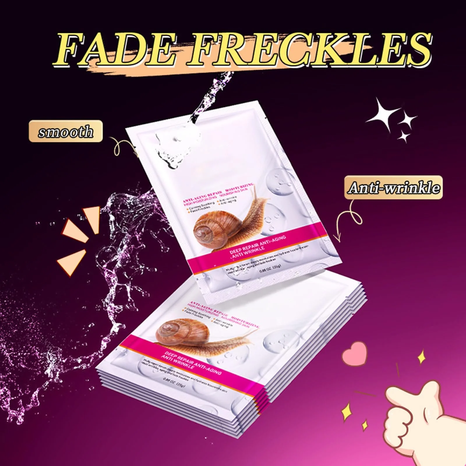 Маска для обличчя Rostblant Collagen 5 шт, глибоке зволоження, фото №5