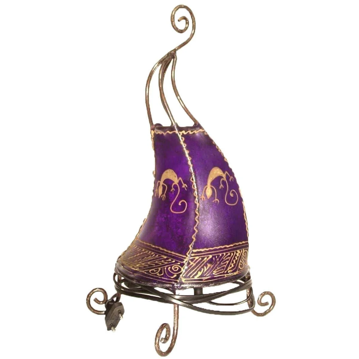 Настільна лампа Simandra Oriental Coq Gecko 40 см Червоний, фото №8