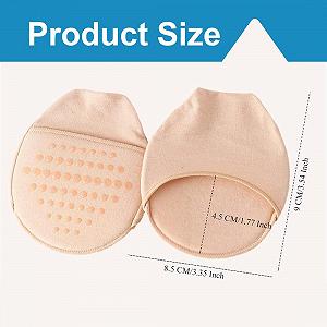 Носки с открытыми пальцами (3 пары) Дышащие полуноски женские нескользящие носки для передней части стопы невидимые носки женские невидимые носки с пальцами полуноски для высоких каблуков для девочек, a synthetic.ua - Фото 1