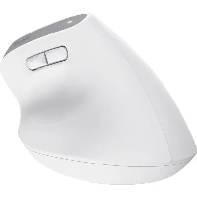 Мышка Trust Bayo+ Ergonomic Wireless/Bluetooth White (25399), фото №3 Мышка Trust Bayo+ Ergonomic Wireless/Bluetooth White (25399), фото №3