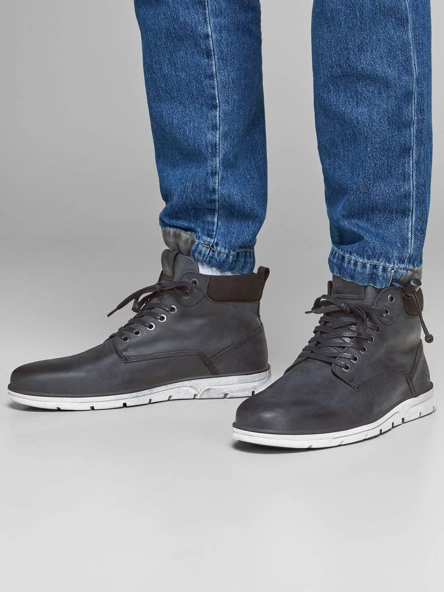 Челси JACK & JONES Jfwtubar Кожа Антрацит STS, фото №5
