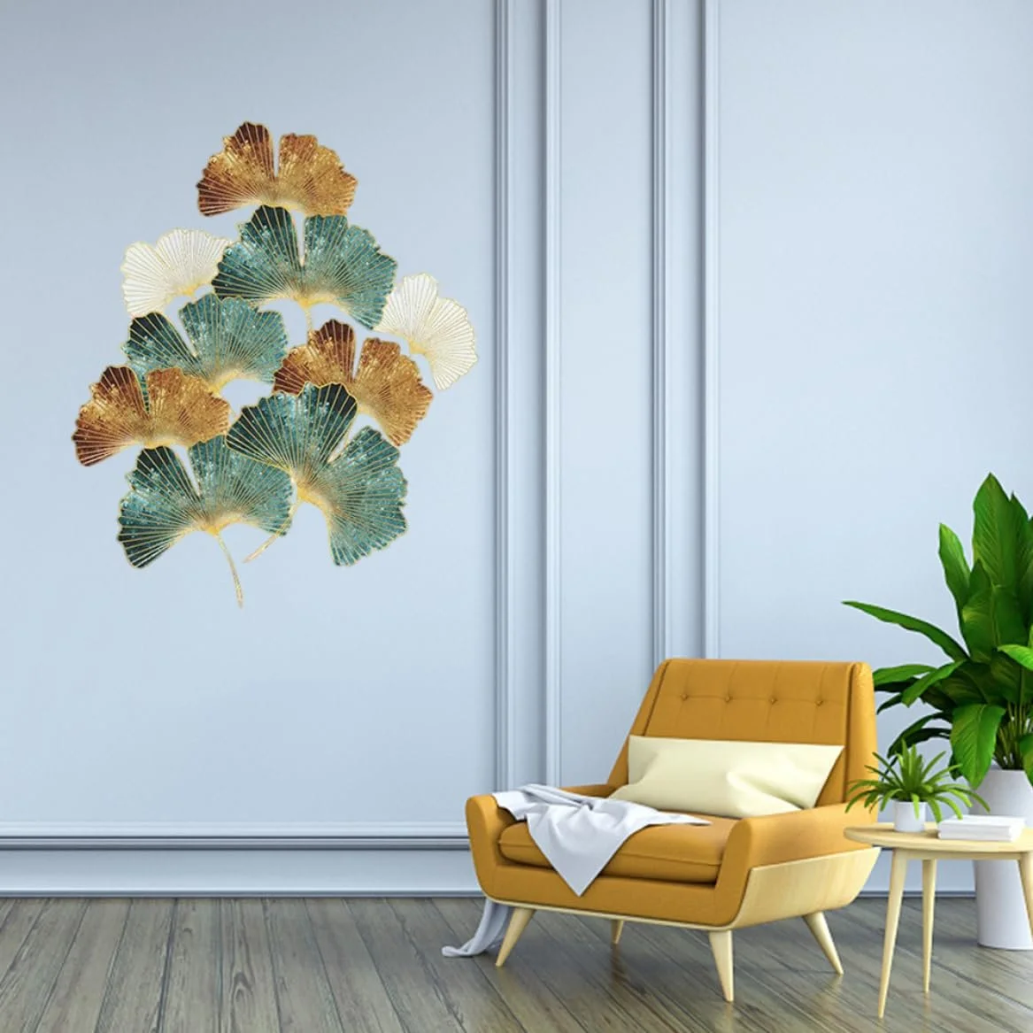 Наклейка на стіну Tree Leaves Ginkgo Leaf Вінтажна Знімна 30 x 90 см, фото №4 Наклейка на стіну Tree Leaves Ginkgo Leaf Вінтажна Знімна 30 x 90 см, фото №4