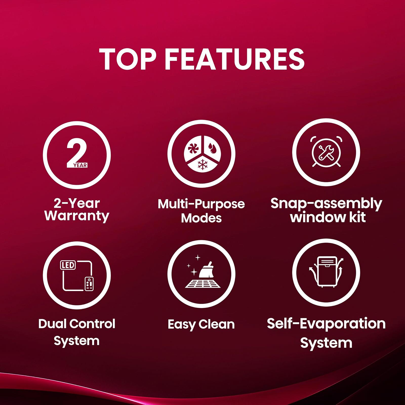 Мобільний кондиціонер Mora PC05R25A, фото №3