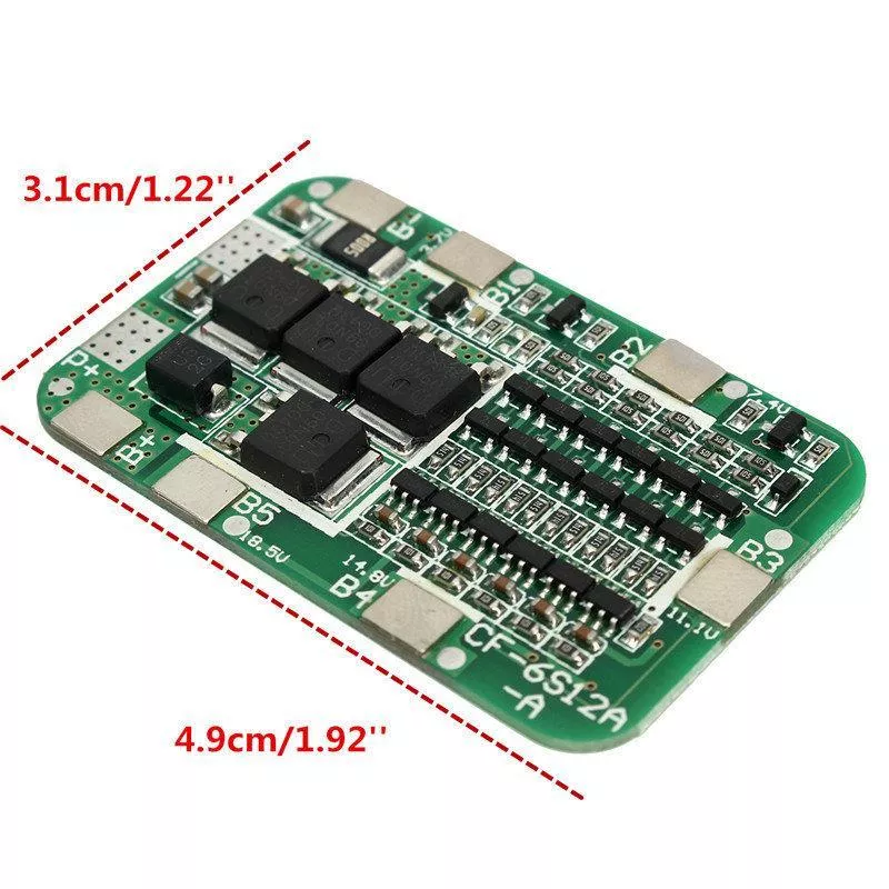 BMS 6S 12А Li-Ion 18650 HX-6S-12A, фото №8