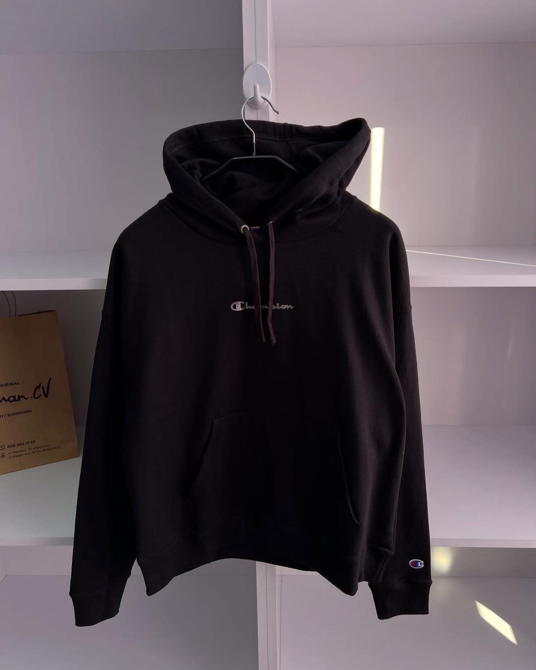 Джемпер Champion Powerblend Relaxed women's hoodie S, фото №2