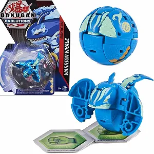 Бойова фігурка Bakugan Evolutions Warrior Whale з картками 7 см - Фото 1