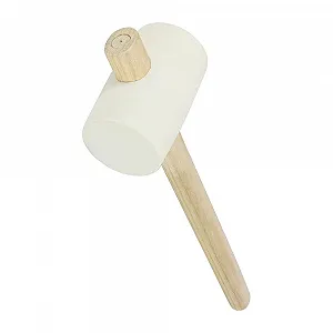 Резиновый молоток TIMCO 468270 16 oz рукоятка из ясеня белый - Фото 1