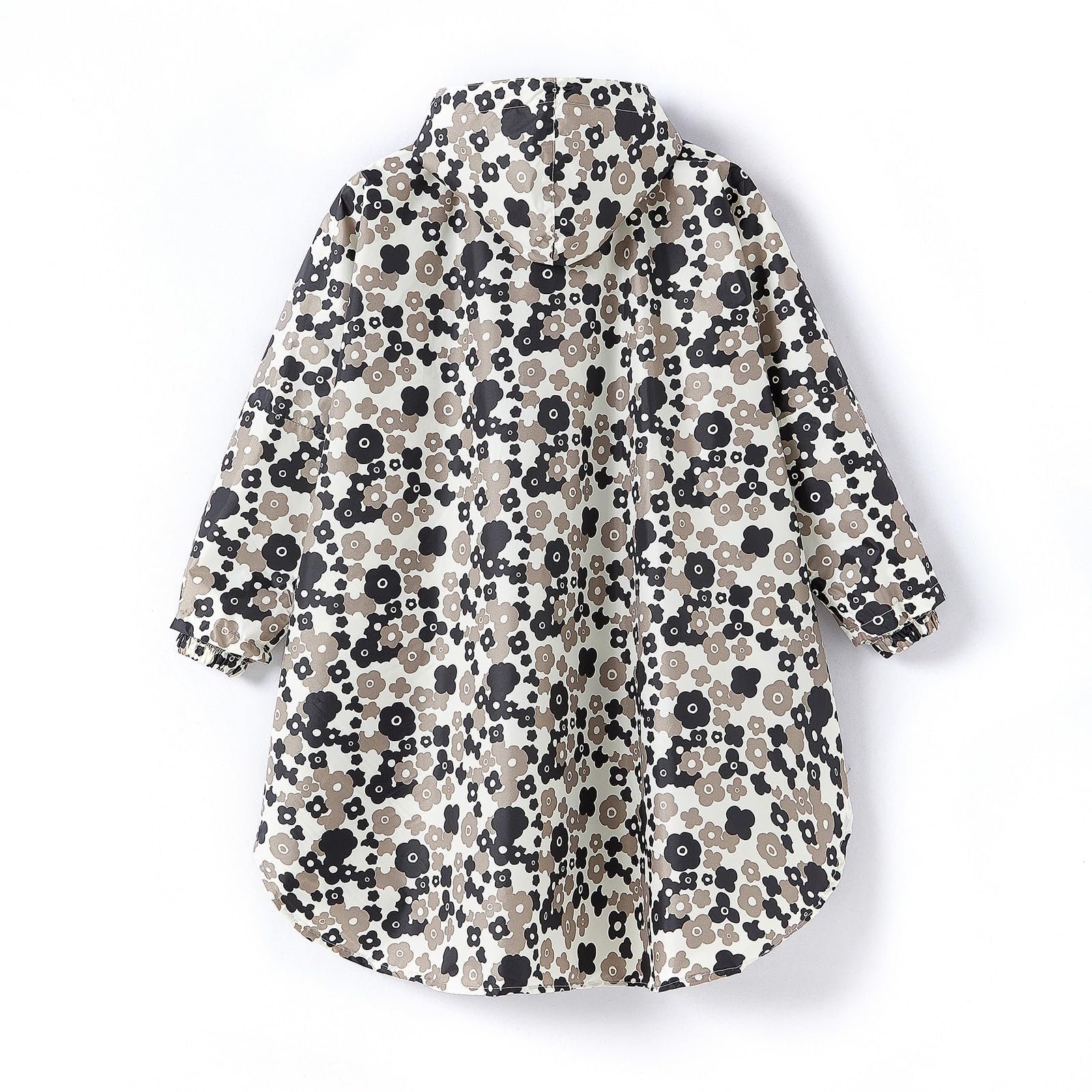 Детская дождевая куртка Унисекс Водонепроницаемая с капюшоном Защита от солнца Однотонная Тонкая для девочек и мальчиков, фото №5