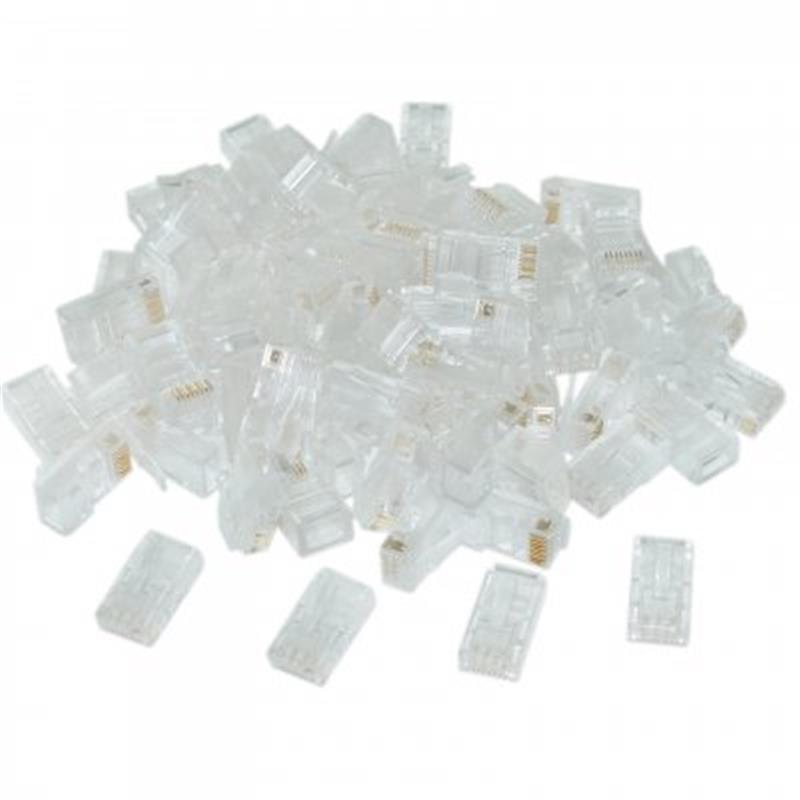 Коннектор RJ 45 Cablexpert (LC-8P8C-002/50) 8P8C, Cat.6, с золоченными контактами (50 шт/уп), фото №2