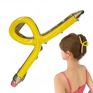 Купить Заколка для волос в форме карандаша металлическая - Фото 1 Заколка для волос в форме карандаша металлическая - Фото 1