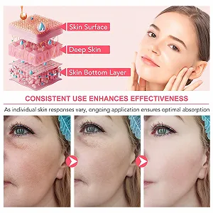 Маска для лица Organic Collagen Real Deep Увлажняющая маска с коллагеном для упругости кожи (4 шт, розовый) synthetic.ua - Фото 1