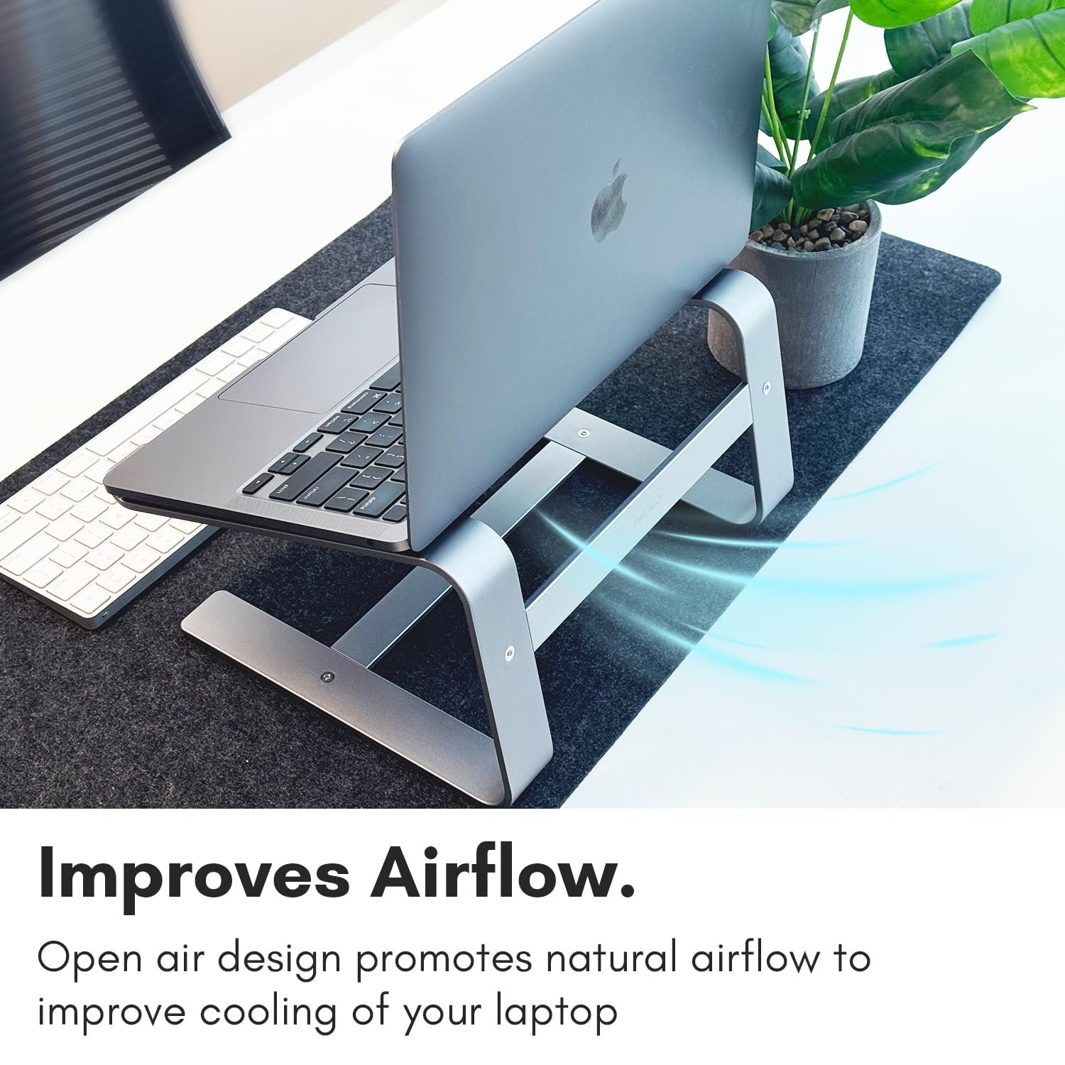 Підставка для ноутбука Macally ASTANDSG для ноутбуків 25,4-43,2 см, фото №6