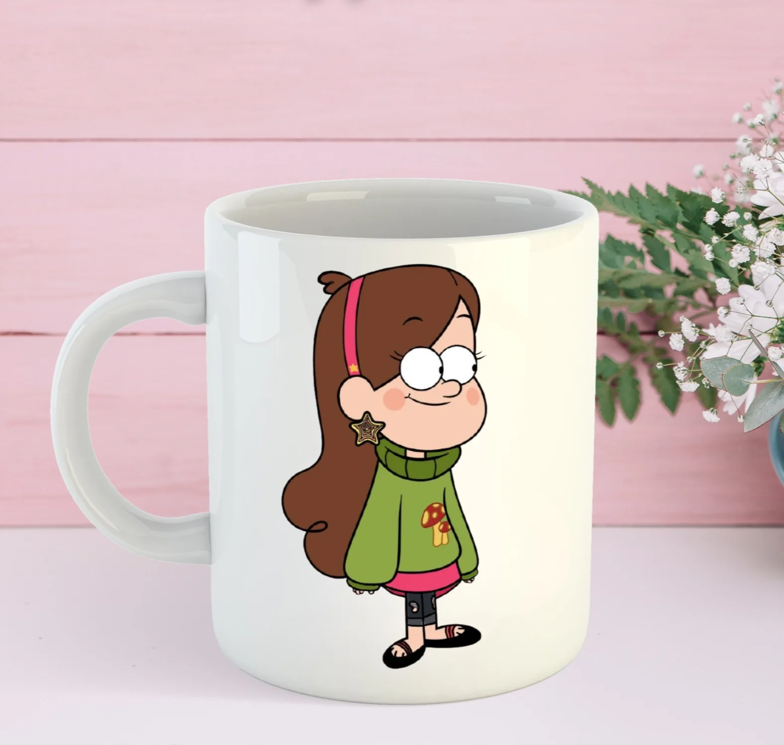 Чашка з принтом Gravity Falls, керамічна, 330 мл, Uk_1154, фото №1