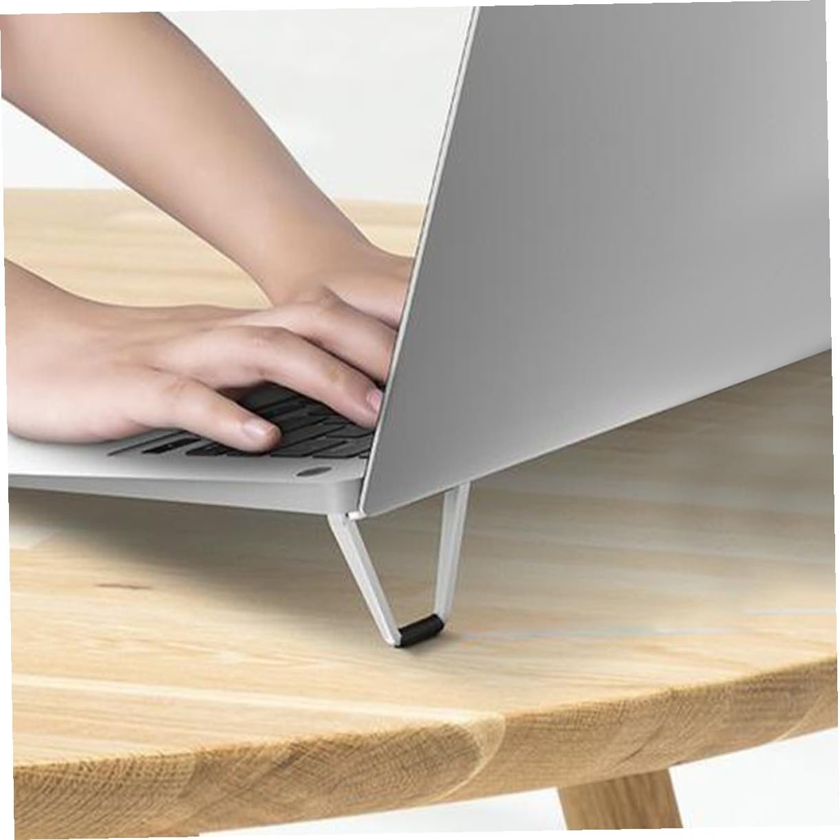 Підставка для ноутбука NOLITOY 4 шт. складана ергономічна з міцного цинкового сплаву, фото №4 Підставка для ноутбука NOLITOY 4 шт. складана ергономічна з міцного цинкового сплаву, фото №4