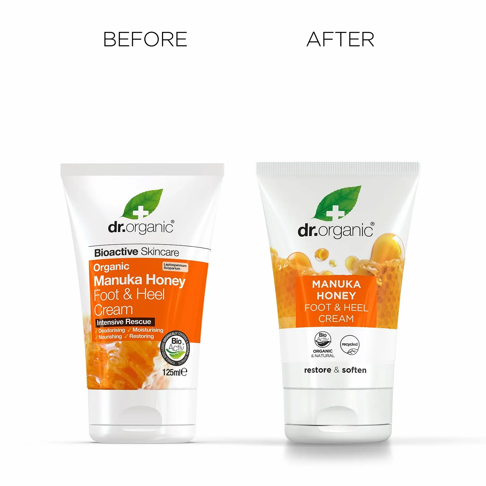 Крем для ног Dr Organic Manuka Honey Увлажняющий для сухой кожи 125 мл, фото №6