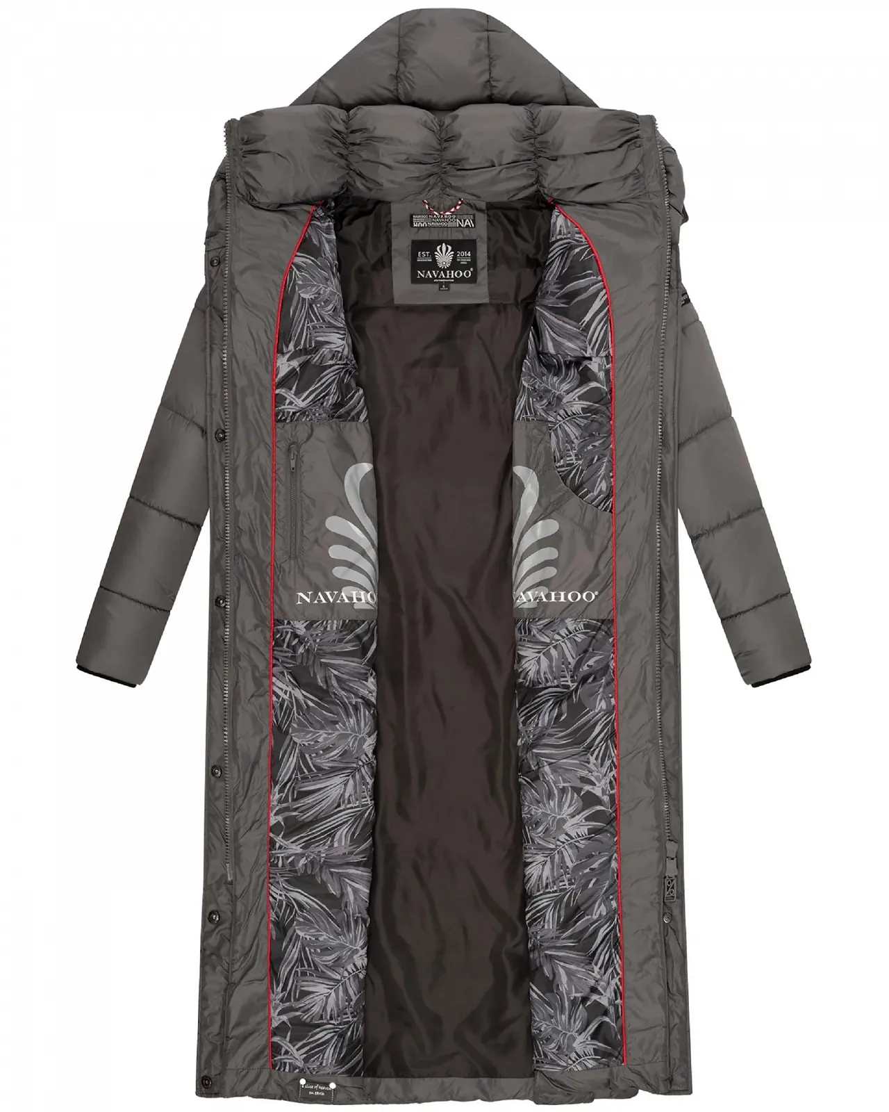 Жіноче зимове пальто Navahoo Тепле стьобане пальто Дуже довге з капюшоном, фото №5 Жіноче зимове пальто Navahoo Тепле стьобане пальто Дуже довге з капюшоном, фото №5