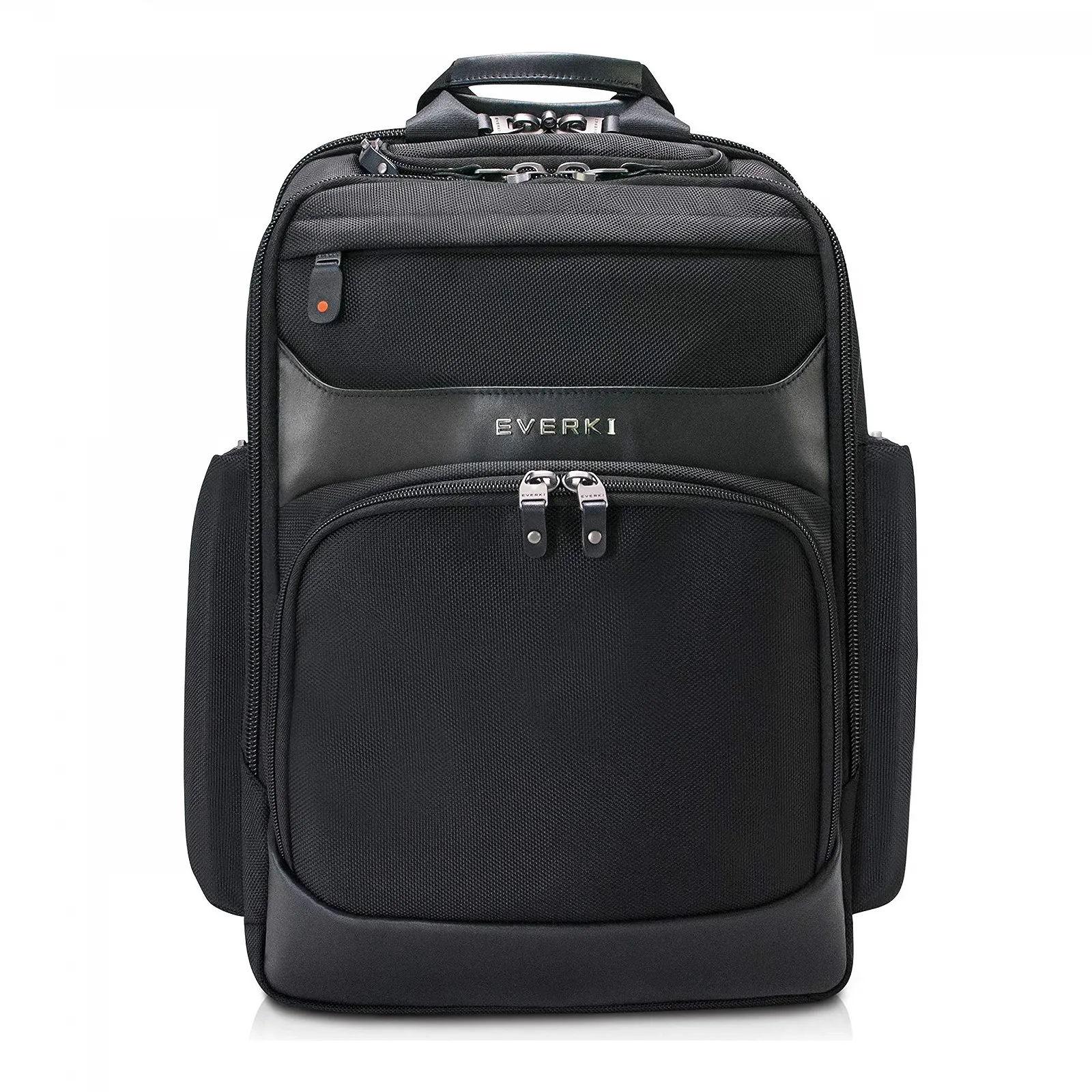 Бізнес-рюкзак Everki Onyx Ballistic Nylon and Leather 15.6 inches Black, фото №4