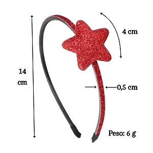 Обруч для волос с блестками Star для девочек synthetic.ua - Фото 1