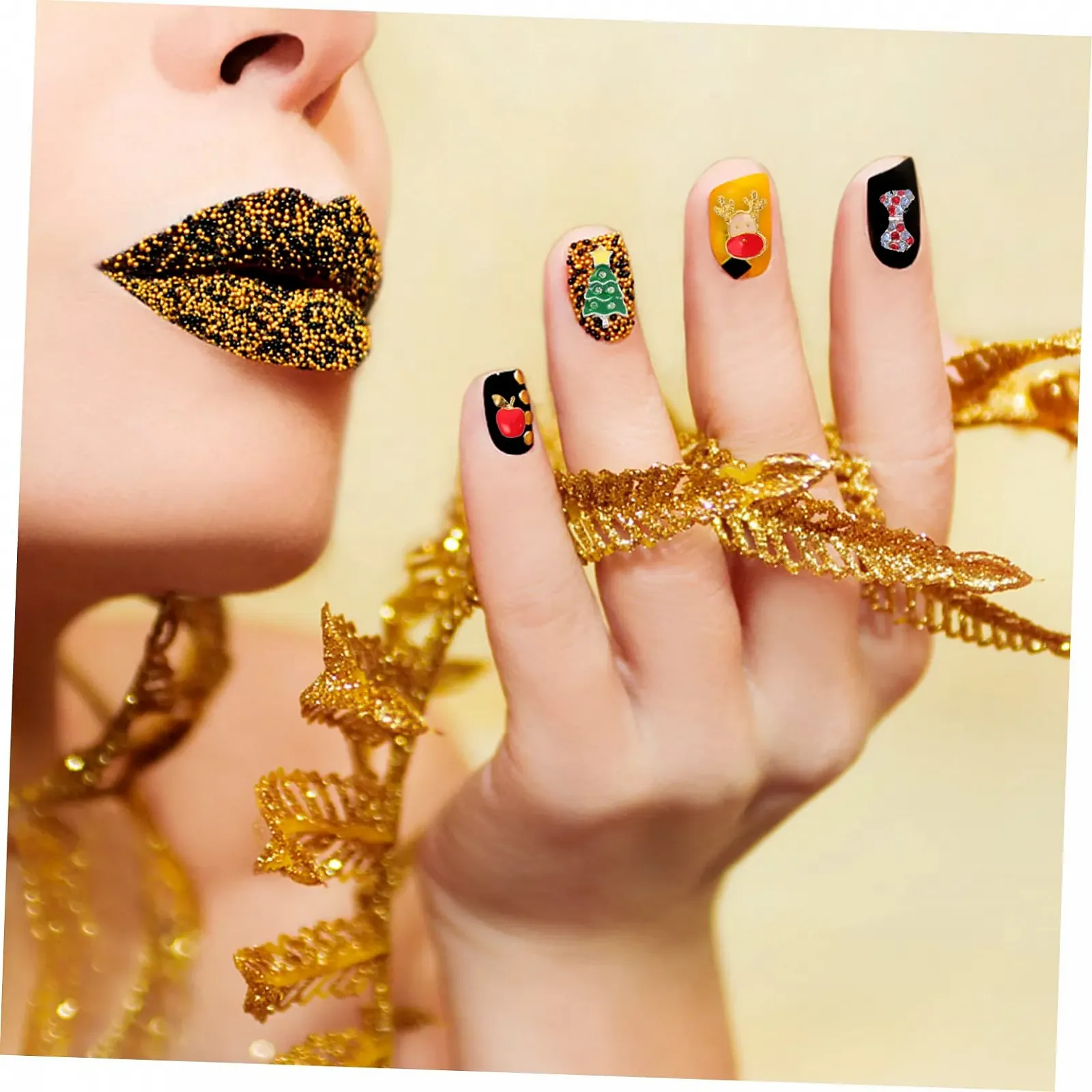 Украшение для ногтей Тип Рождественский Стразы для маникюра для праздничного дизайна, фото №9