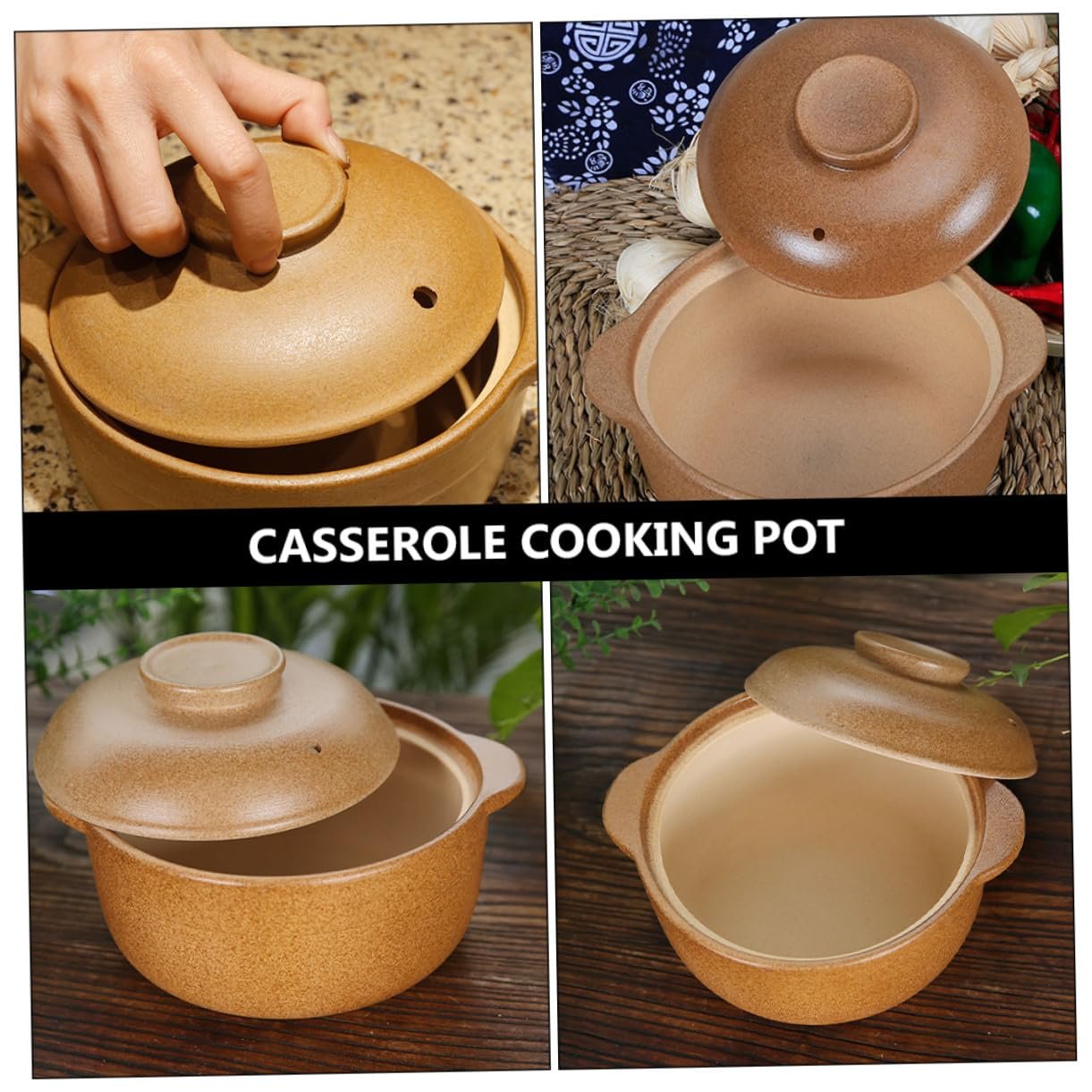 Гусятниця Garneck керамічна з кришкою термостійка антипригарна для газових та керамічних плит, фото №9