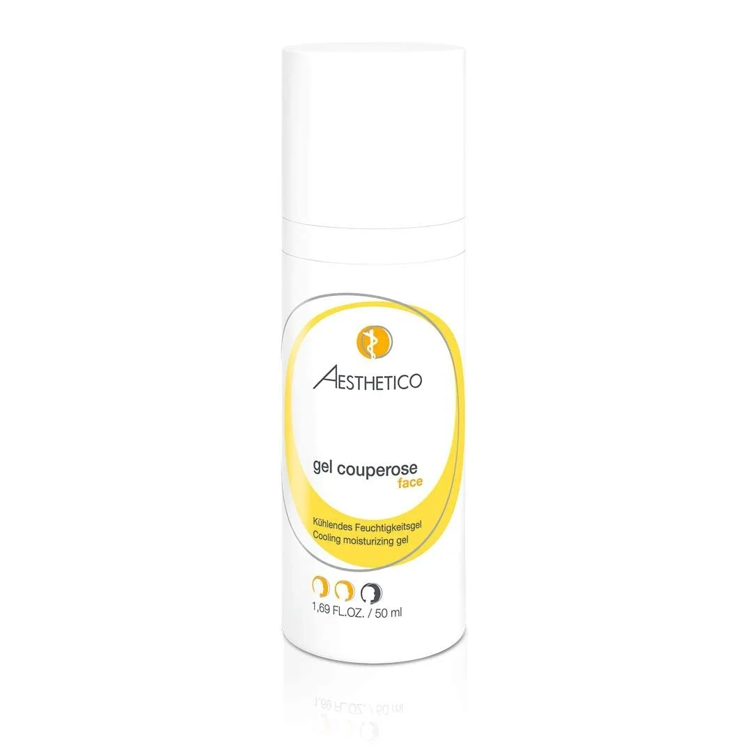 Заспокійливий гель для обличчя AESTHETICO Gel Couperose для зменшення почервонінь при куперозі та розацеа 5 х 50 мл, фото №1 Заспокійливий гель для обличчя AESTHETICO Gel Couperose для зменшення почервонінь при куперозі та розацеа 5 х 50 мл, фото №1