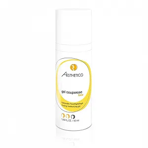 Заспокійливий гель для обличчя AESTHETICO Gel Couperose для зменшення почервонінь при куперозі та розацеа 5 х 50 мл - Фото 1