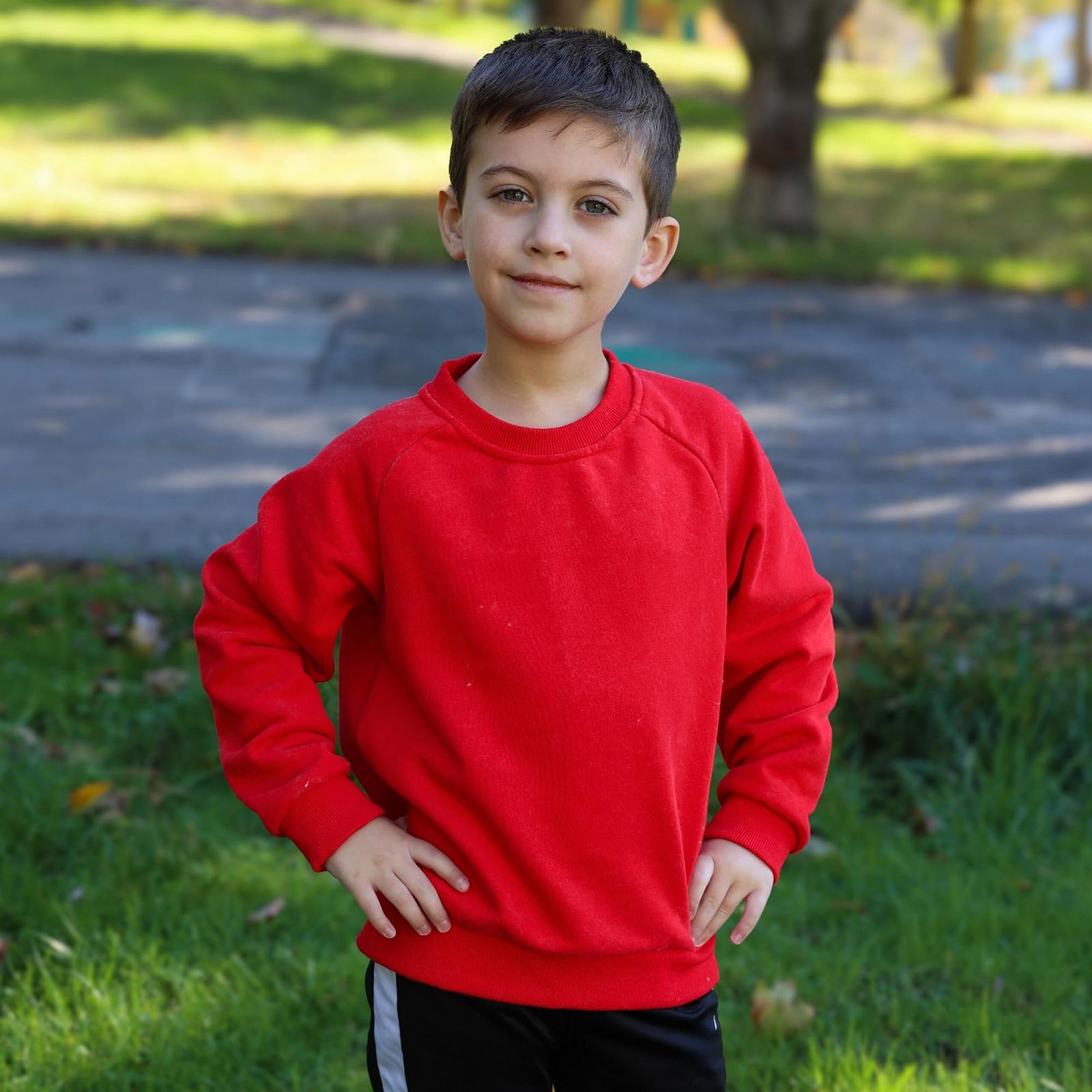 Світшот BIG ELEPHANT для хлопчиків, з круглим вирізом, фото №3