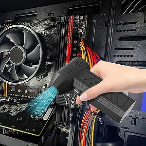 Электрическая воздуходувка Portable Cordless Adjustable Turbo Airflow System цена на synthetic.ua - Фото 1 Электрическая воздуходувка Portable Cordless Adjustable Turbo Airflow System synthetic.ua - Фото 1