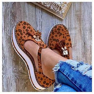 Женские сандалии с закрытым носком Кожаные с кистями - Фото 1