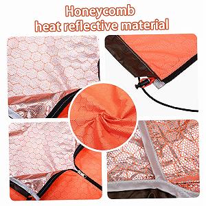 Спальный мешок Survival Notfallschlafsack легкий рюкзак-спальный мешок водонепроницаемый Biwy-Sack многоразовые аварийные спальные мешки для выживания портативный выживательный спальный мешок для улицы оранжевый synthetic.ua - Фото 1