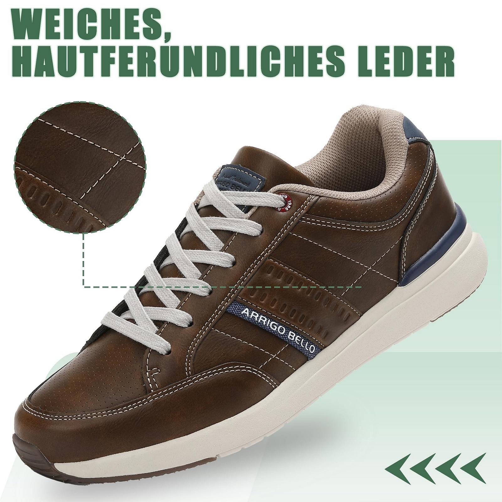 Кросівки ARRIGO BELLO Casual Чоловічі Нековзні Легкі Шкіряні, фото №6 Кросівки ARRIGO BELLO Casual Чоловічі Нековзні Легкі Шкіряні, фото №6