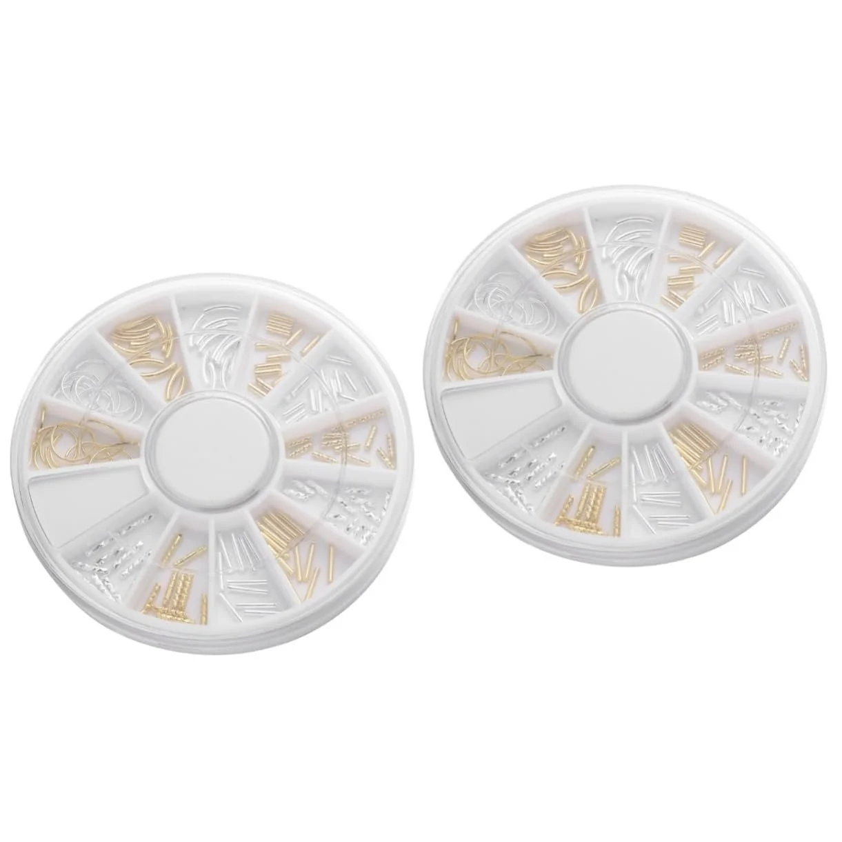 Украшения для ногтей FRCOLOR с металлическими заклепками, 2 шт, фото №1