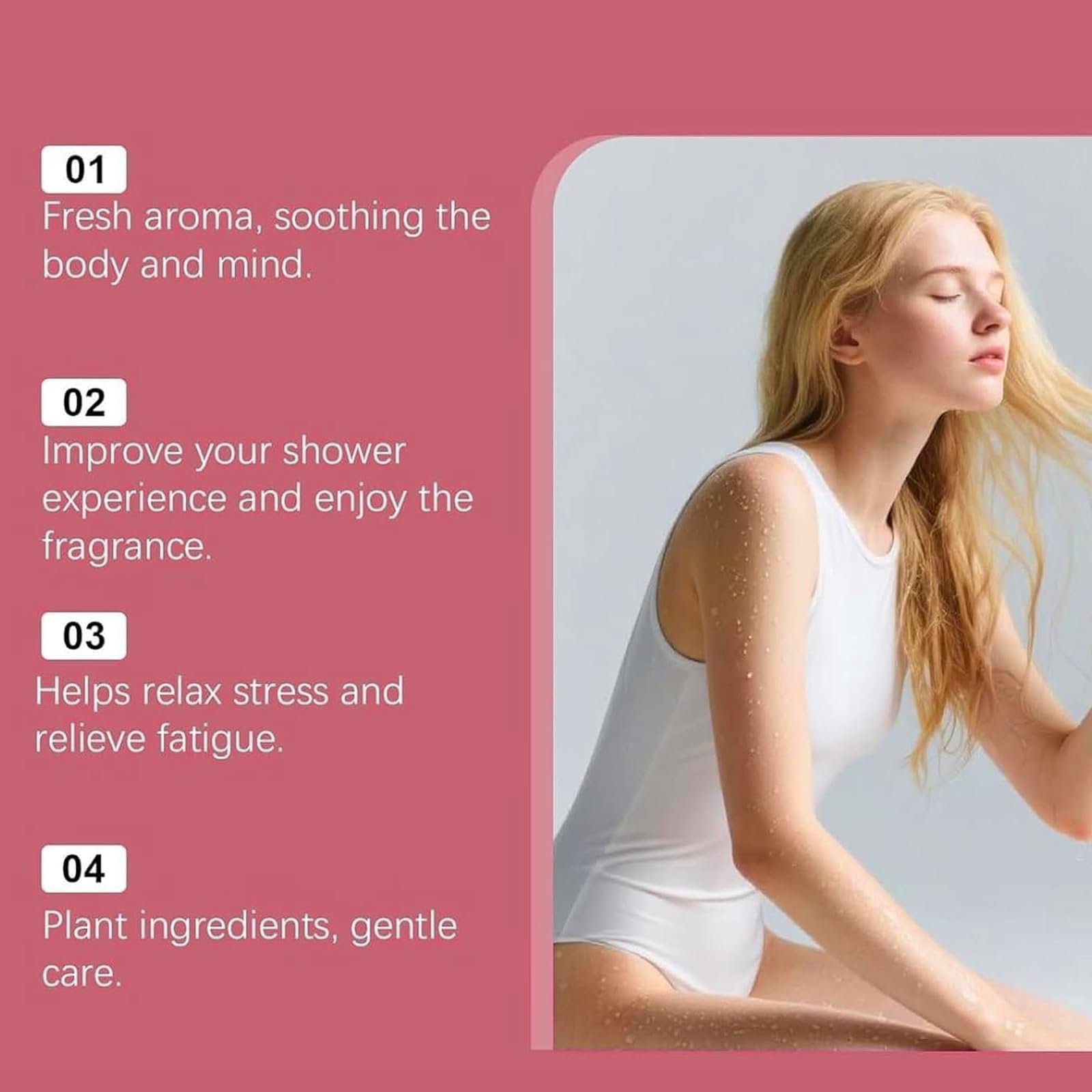 Гель для душу Rose Fragrance Aroma Hydrate D Golden Glow Rose 1 шт., фото №4