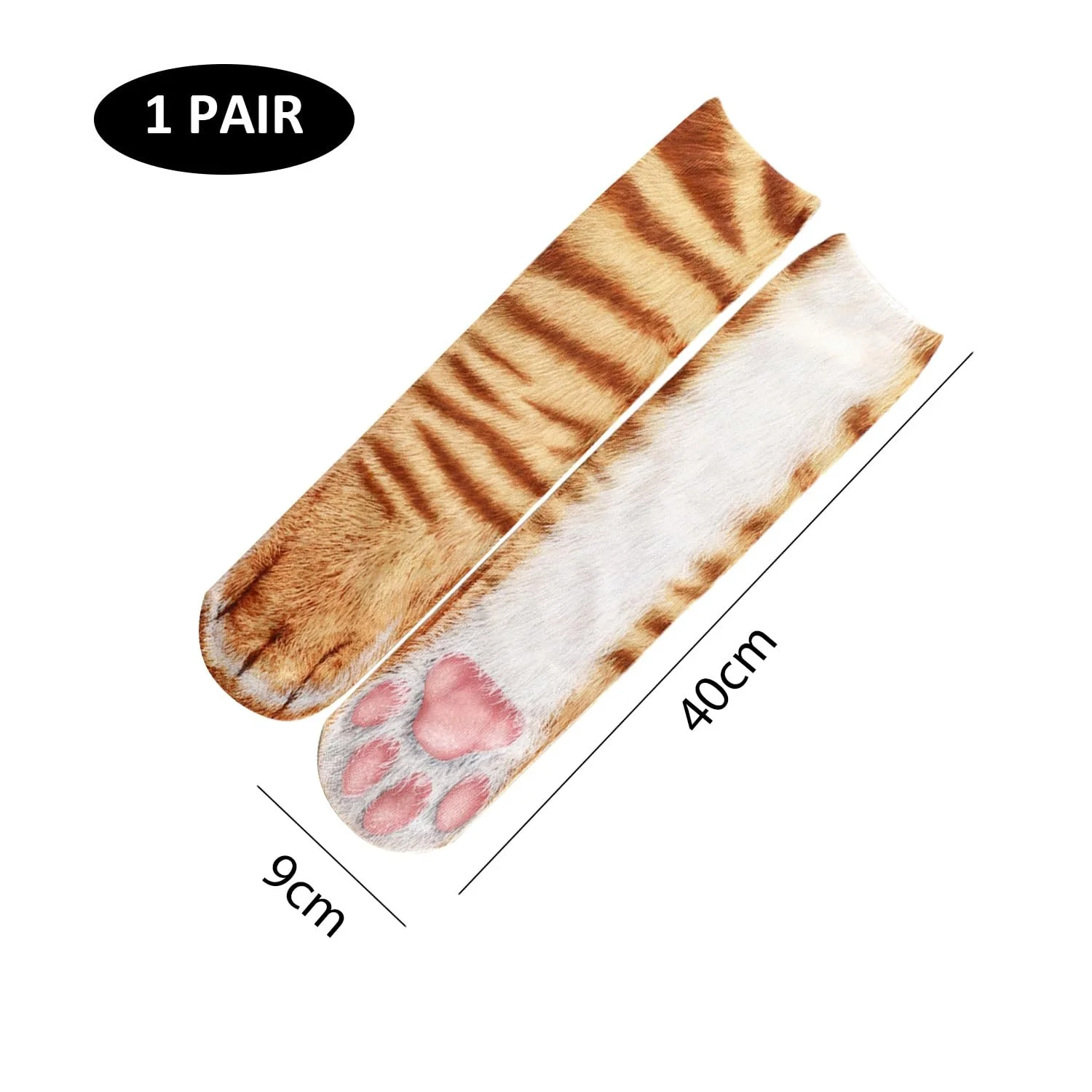 1 пара шкарпеток «Котяча лапка», фото №2 1 пара шкарпеток «Котяча лапка», фото №2